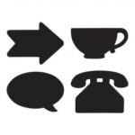 RAYHER BLACKBOARD FOIL STICKERS 4X3PCS 5-6.5CM