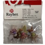 RAYHER BUTTONS 3CM 3PCS FAIRYS