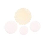 RAYHER DOILY SET PAPER LACE 60PCS D.11-21.5CM CREAM