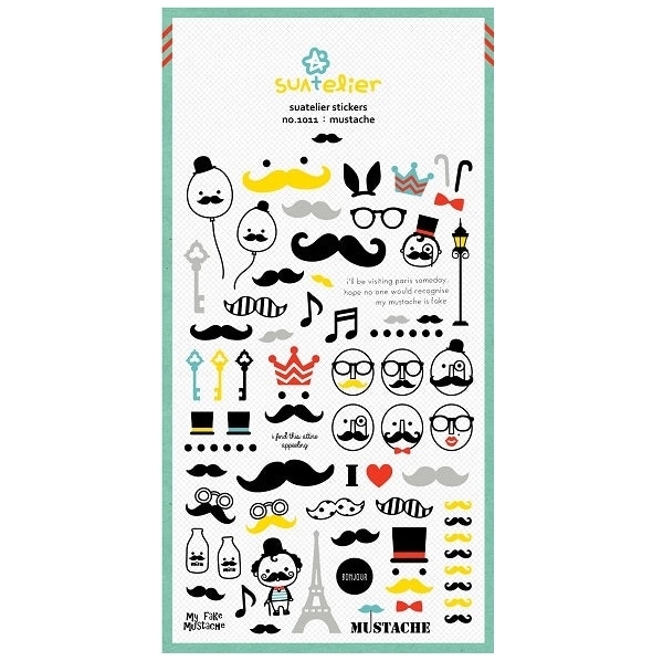 R59493000.jpg RAYHER STICKERS MUSTACHE - Image 1