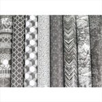 RAYHER SCRAPBOOKING PAPER BLACK OUT 48SH 20.3X20.3CM 200G [16DESIGNS] - Image 2