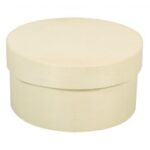 RAYHER WOODEN CHIP BOX ROUND D.4CM