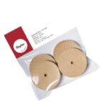 RAYHER WOODEN WHEELS D.4X1CM 4PCS