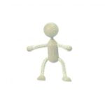 RAYHER WOODEN PUPPET/SISAL 10CM