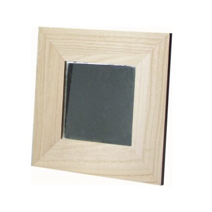 RAYHER WOODEN MIRROR FRAME 22X22CM