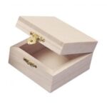 RAYHER WOODEN CASKET 7.5X7.5X4CM