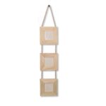 RAYHER WOODEN PHOTO FRAMES 3PCS 10X10X1CM [52CM LONG]