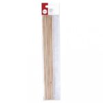 RAYHER WOODEN SKEWERS D.3MM 30CM 10PCS