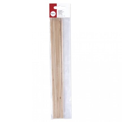 RAYHER WOODEN SKEWERS D.3MM 30CM 10PCS