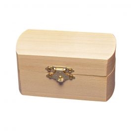 R62292000.jpg RAYHER WOODEN CASKET HALF OVAL 10X6CM - Image 1