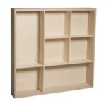 RAYHER WOODEN SEED BOX 26X26X4CM