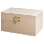 RAYHER WOODEN CASKET 13.8X8X7.5CM