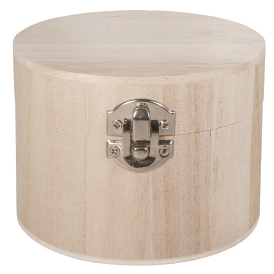 R62784000.jpg RAYHER WOODEN BOX D.9.5X7CM - Image 1