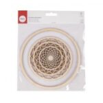 RAYHER WOODEN DISC D.7-13CM 3PCS DREAMCATCHER + RING D.18CM