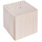 RAYHER WOODEN BASE/CUBE 8X8X8CM