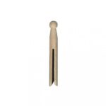 RAYHER WOODEN CLOTHES PEGS 11CM 50PCS [WITH ROUND HEAD]