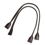 RAYHER SYNTHETIC LEATHER BAG HANDLES 2PCS 50.5X2.5CM DARK BROWN