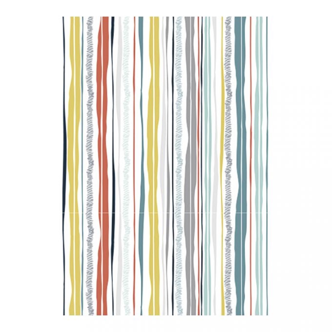 R67043000.jpg RAYHER DECO MACHE DECOUPAGE PAPER 22G 26X37.5CM 3PCS SANDY STRIPES - Image 1