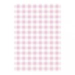 RAYHER DECO MACHE DECOUPAGE PAPER 22G 26X37.5CM 3PCS PINK CHECK PATTERN