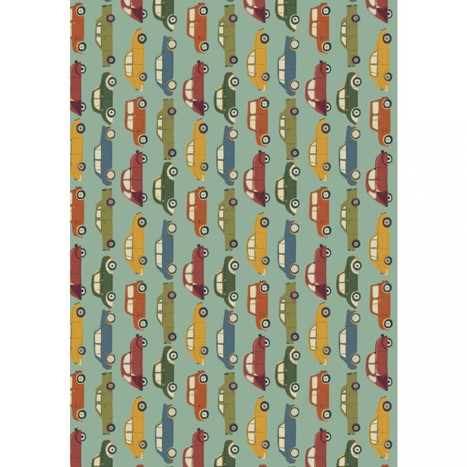 R67123000.jpg RAYHER DECO MACHE DECOUPAGE PAPER 22G 26X37.5CM 3PCS CARS - Image 1