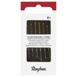 RAYHER EMBROIDERY NEEDLE BLUNT 3SIZES 6PCS