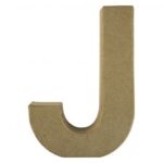 RAYHER PAPIER-MACHE LETTER J 4X1.5CM