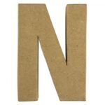 RAYHER PAPIER-MACHE LETTER N 4X1.5CM