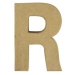 RAYHER PAPIER-MACHE LETTER R 4X1.5CM