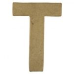 RAYHER PAPIER-MACHE LETTER T 4X1.5CM