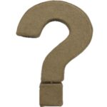 RAYHER PAPIER MACHE SIGN ? 10X1CM