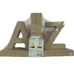 RAYHER PAPIER MACHE BOOKEND 13X9X16CM A-Z