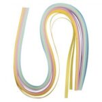 RAYHER QUILLING PAPER 80G 0.6X50CM 100PCS PASTEL