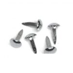 RAYHER BRADS ROUND 4+8MM 75PCS SILVER