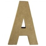 RAYHER PAPIER-MACHE LETTER A 10X1CM