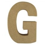 RAYHER PAPIER-MACHE LETTER G 10X1CM