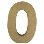 RAYHER PAPIER-MACHE LETTER O 10X1CM