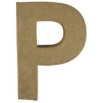 RAYHER PAPIER-MACHE LETTER P 10X1CM