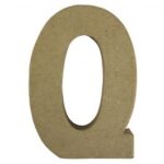 RAYHER PAPIER-MACHE LETTER Q 10X1CM