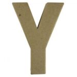RAYHER PAPIER-MACHE LETTER Y 10X1CM