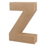 RAYHER PAPIER-MACHE LETTER Z 10X1CM