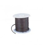 RAYHER ROUND COW LEATHER CORD 2MM/1M DARK BROWN