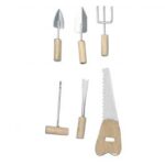 RAYHER METAL+WOOD TOOLS 4-6.5CM 6PCS