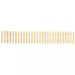 RAYHER WOODEN GARDEN FENCE 90X5.5CM NATURAL
