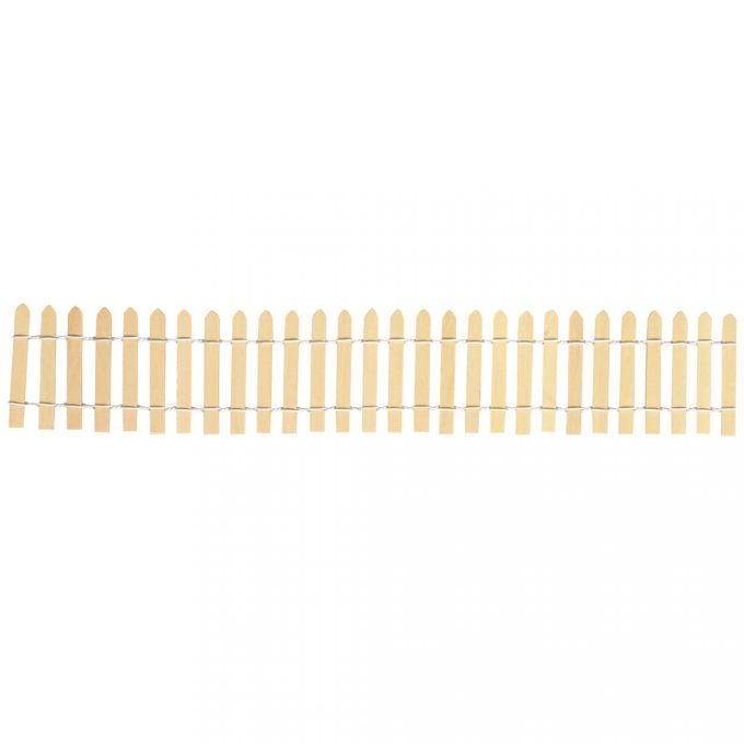 R8889631.jpg RAYHER WOODEN GARDEN FENCE 90X5.5CM NATURAL - Image 1