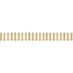 RAYHER WOODEN GARDEN FENCE 90X3CM NATURAL