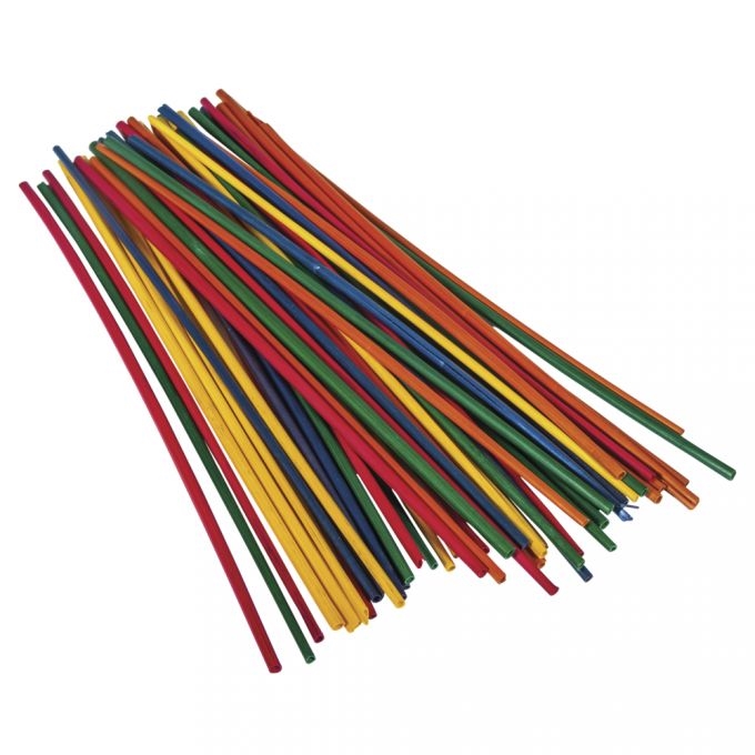 R8906300.jpg RAYHER BLADES OF STRAW 22CM 50PCS COLOURED - Image 1