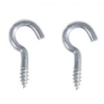 RAYHER SCREW HOOK BENT 15MM 24PCS GALVANIZED