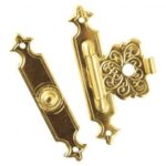 RAYHER DECORATIVE CLASPS 40X22MM GOLD [2PCS SET]