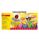 EBERHARD FABER WAX CRAYONS 12PCS SET