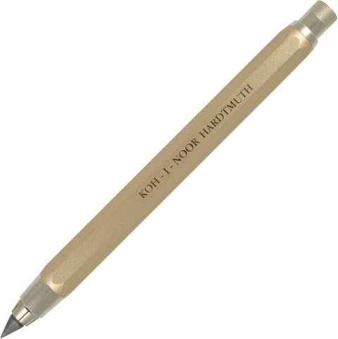 EF5340.jpg KOHINOOR METAL LEAD HOLDER 5.6MM GOLD - Image 1